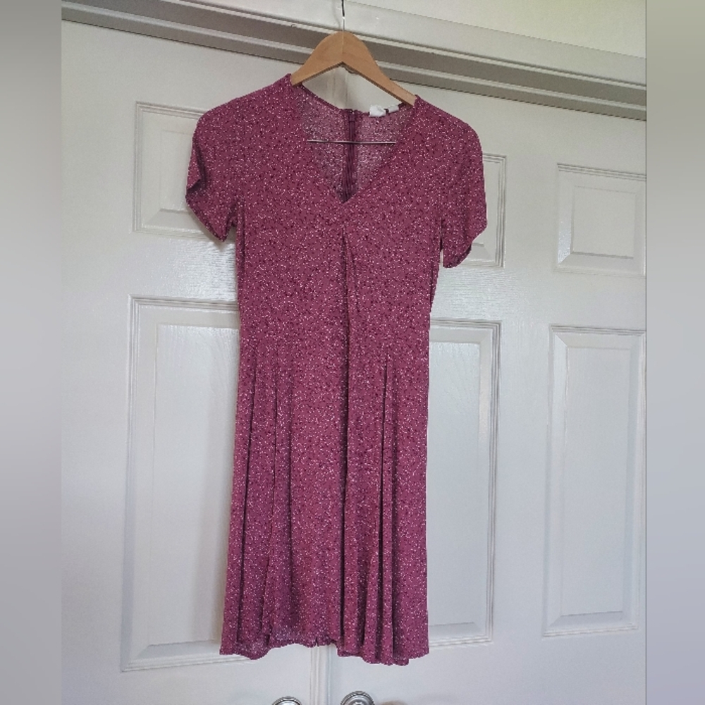 GAP Mauve Short Sleeve Mini Dress, 4 (Girls?)